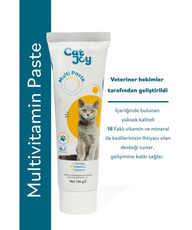 CATJOY Super 2 Pack Anti-Hairball Malt 100 gr & Multivitamin Paste 100 gr - Buy Online on GoSupps.com