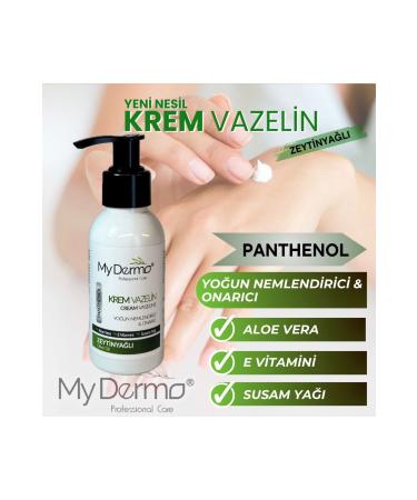 MY DERMO 2 Pieces Cream Vaseline Olive Oil Rose Essence 100 ml