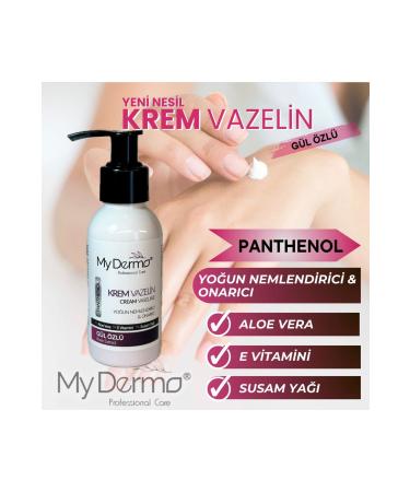 MY DERMO 2 PCS Cream Vaseline SULFUR-ROSE EXTRACT Oily 100 ML X 2 PCS