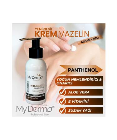 MY DERMO 2 Pieces Cream Vaseline Rose Essence Argan Oil 100 ml x 2 Pieces