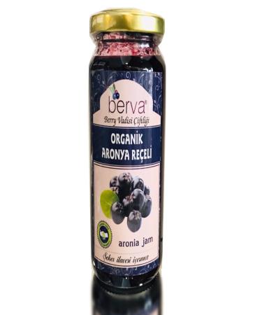 BERVA Organic Blueberry Jam 260gr + Organic Aronia Jam 260gr - Buy Online on GoSupps.com