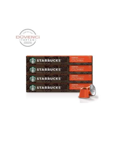 Starbucks D venci Wholesale Single Origin Coffe Colombia Capsule Coffee Pack of 4
