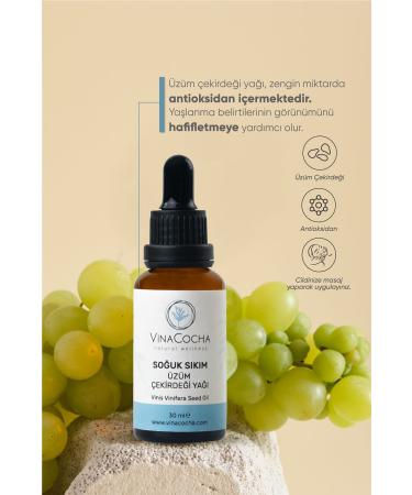 Vinacocha Cold Pressed Grape Seed Oil - Buy Online on GoSupps.com