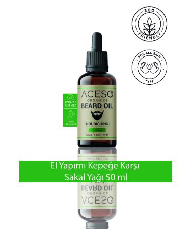 Aceso Organics Handmade Anti-Dandruff Beard Oil 50 ml