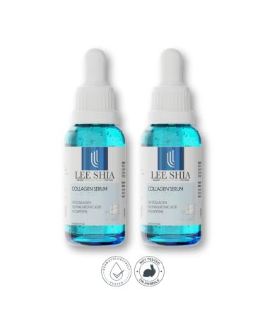 Lee Shia 2-pack Skin Tightening Collagen Serum 2x30ml (COLLAGEN 5% HYALURONIC ACID 2% CAFFEINE 1%)