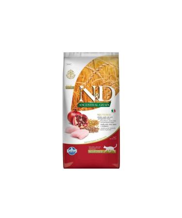 N & D Nd Low Grain Chicken Pomegranate Sterilized Cat Food 5 Kg - Buy Online on GoSupps.com