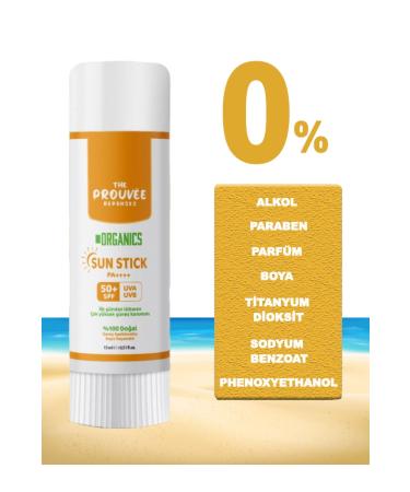 The Prouvee Responses 0 Natural 50 Spf Sunscreen Stick 15ml (sun stick) - Buy Online on GoSupps.com