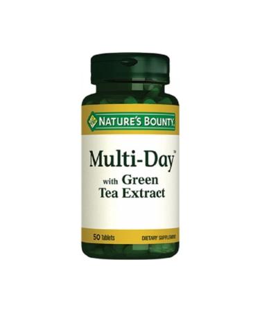 Natures Bounty Multi-day Green Tea Extract - 50 Tablets