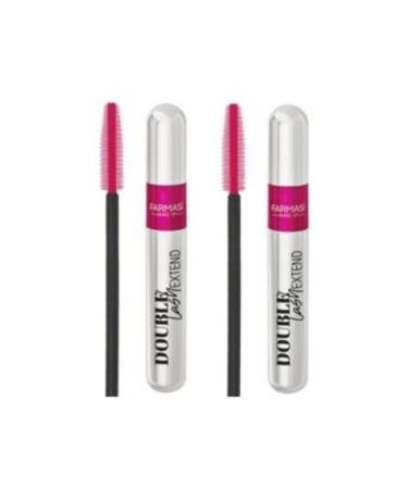Farmasi Double Lash Extend Double Effect Mascara 12 ml X 2 Pieces
