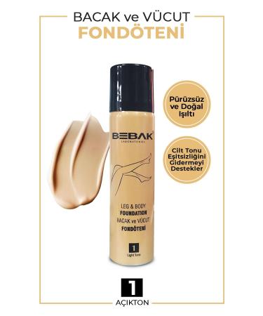 Bebak Leg Foundation No:1 Light Tone 75 Ml