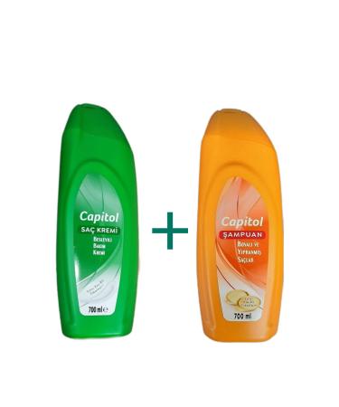 Capitol Shampoo 700 Ml Dyed Hair & Conditioner 700 Ml Nourishing