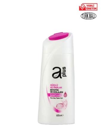 A PLUS Aplus Shampoo 600ml Biotin and Collagen for All Hair