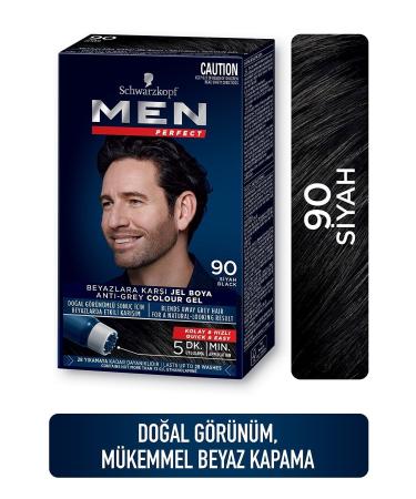 Schwarzkopf Men Perfect Instant White Cover 90 Black