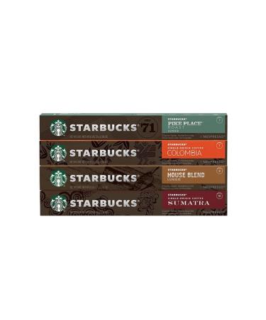 Starbucks Capsule Coffee Set Colombia Sumatra House and Pike Place