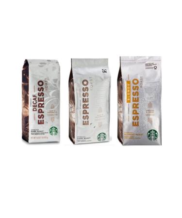 Starbucks Espresso Roast Bean Coffee Set 250 gr 3-Piece