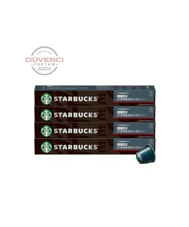 Starbucks D venci Wholesale Decaf Espresso Roast Capsule Coffee Pack of 4 - Buy Online on GoSupps.com