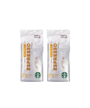 Starbucks Espresso Blonde Roast Light Drink Coffee Beans 250 Gr X 2 Pack
