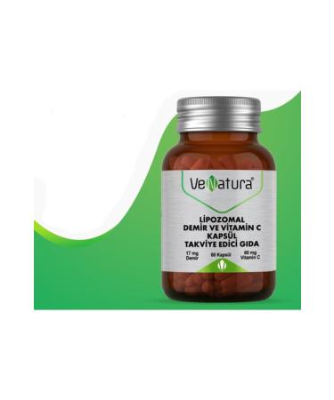 Venatura Liposomal Iron and Vitamin C 60 Capsules