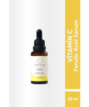 Vinacocha C Vitamin & Ferulic Acid / Tone Equalizer & Brightener & Anti-Spot Serum 30 ml