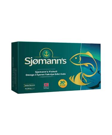 Sjomann's Fishoil Omeage-3 Chewable Gel 30 Tablets | Fish Oil Supplement