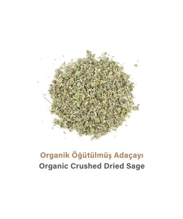 Holistic Corner Organic Crushed Dried Sage | Sage | 40g - Buy Online on GoSupps.com