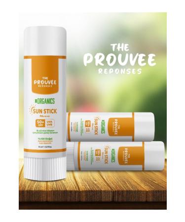 The Prouvee Responses 0 Natural 50 Spf Sunscreen Stick 15ml (sun stick) - Buy Online on GoSupps.com