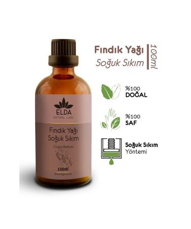 EldaNaturalcare Hazelnut Oil Cold Pressed 100ml