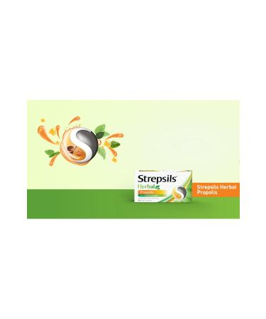 Strepsils Herbal Pastilles Containing Propolis & Vitamin C and Sea Buckthorn (3 Pieces) - Buy Online on GoSupps.com