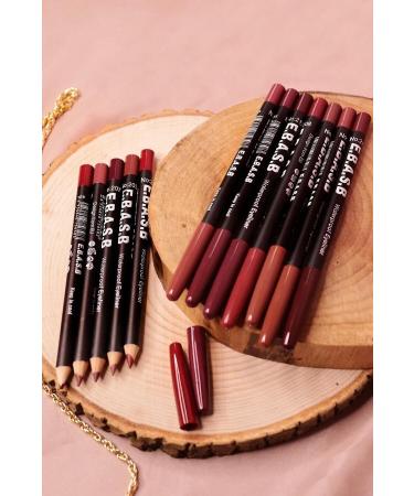 SETBEAUTY 12 Piece Set Lip Pencil