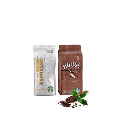 Starbucks D venci Wholesale House Blend and Blonde Espresso Bean Coffee 250 gr 2 Pieces