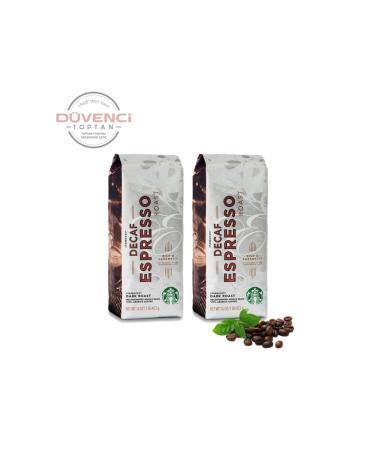 Starbucks Decaf Espresso Roast Coffee Beans 2 Pieces - Buy Online on GoSupps.com