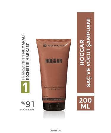 Yves Rocher Hoggar - Hair and Body Shampoo-200 ml-37905