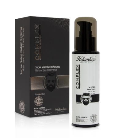 Hekimhan Men's Hair and Beard Care Serum Shiny and Thick 125 ml