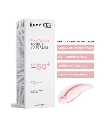 Bopp Glo Tone Equalizer Spf 50 High Protection Pink Sunscreen for All Skin Types 50 ml