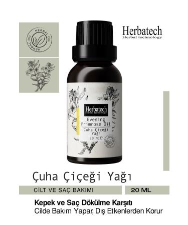 Herbatech Evening Primrose Oil 20ml Hair Care Skin Care Effective