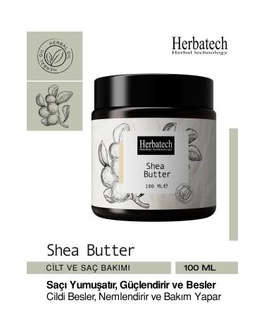 Herbatech She Butter Oil 100ml Moisturizing Skin Care and Hair Care Effective