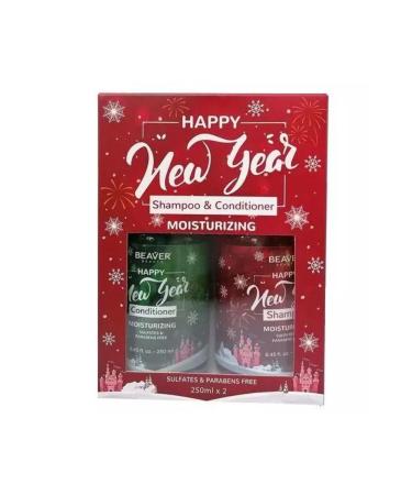 Beaver Happy New Year Hair Care Set Shampoo 250 ml + Conditioner 250 ml