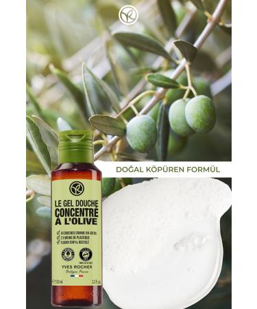 Yves Rocher Concentrated Shower Gel - Refreshing Olive & Citrus - 100ml - Buy Online on GoSupps.com