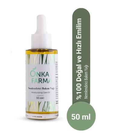 OnkaFarma Onka Farma Moisturizing Care Oil - 0 Natural Content Fast Absorption Shiny Appearance - 50 ml
