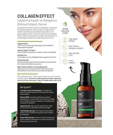 HC Care Collagen Effect Herbal Collagen Anti-Aging Vegan Serum - 30 Ml. - Buy Online on GoSupps.com