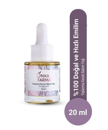 OnkaFarma Onka Farma Anti-Aging Nourishing Regenerating Repairing Care Oil - Anti Aging Care Oil - 20 ml