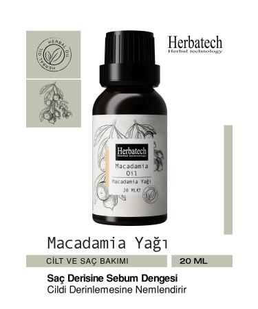 Herbatech Macademia Oil 20ml Hair Care Skin Care Effective