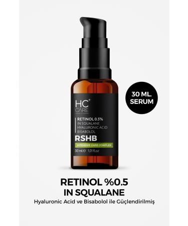 HC Care Retinol %0.5 In Squalane Anti-Wrinkle and Anti-Aging Skin Care Serum 30 Ml.