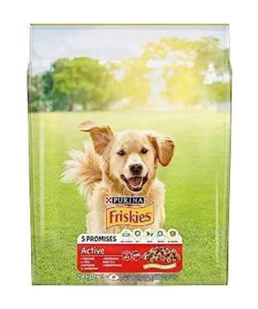 Friskies Active Steak Adult Dog Food 10 Kg - Buy Online on GoSupps.com