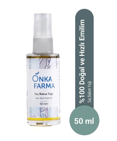 OnkaFarma Onka Farma Hair Care Oil - 0 Natural Content Nourishing Moisturizing Effective Anti-Breakage - 50 ml
