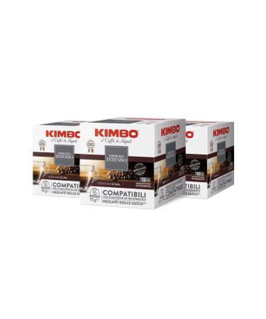 Kimbo Intenso Dolce Gusto Compatible Capsule Coffee 16 Piece Box Set of 3