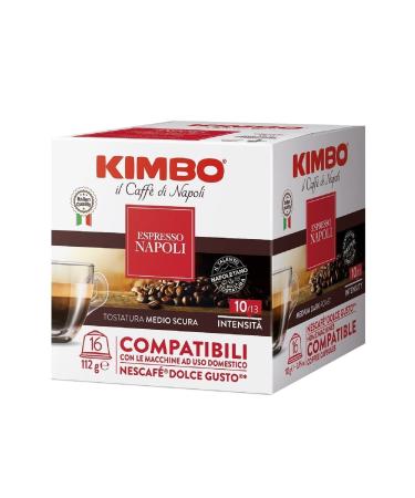 Kimbo Napoli Dolce Gusto Compatible Capsule Coffee (Box of 16)