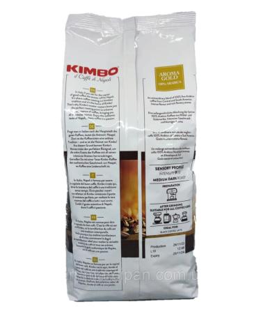 Kimbo Aroma Gold 100% Arabica Coffee Beans (1000 Gr) - Buy Online on GoSupps.com
