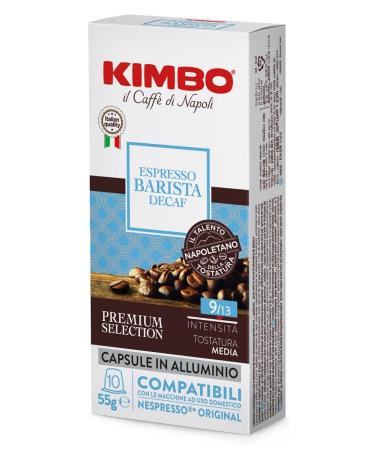 Kimbo Decaf Nespresso Compatible Capsule Coffee (ALUMINIUM) (IN A BOX OF 10)