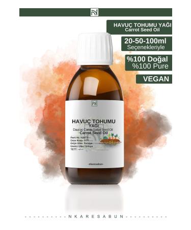 Carrot Seed Oil 20 ml 0 Natural Additives and Preservatives free. Carrot Seed Oil